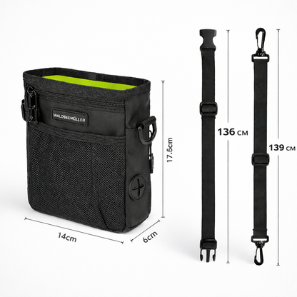 תיק טיולים עם מקום לחטיפים ושקיות