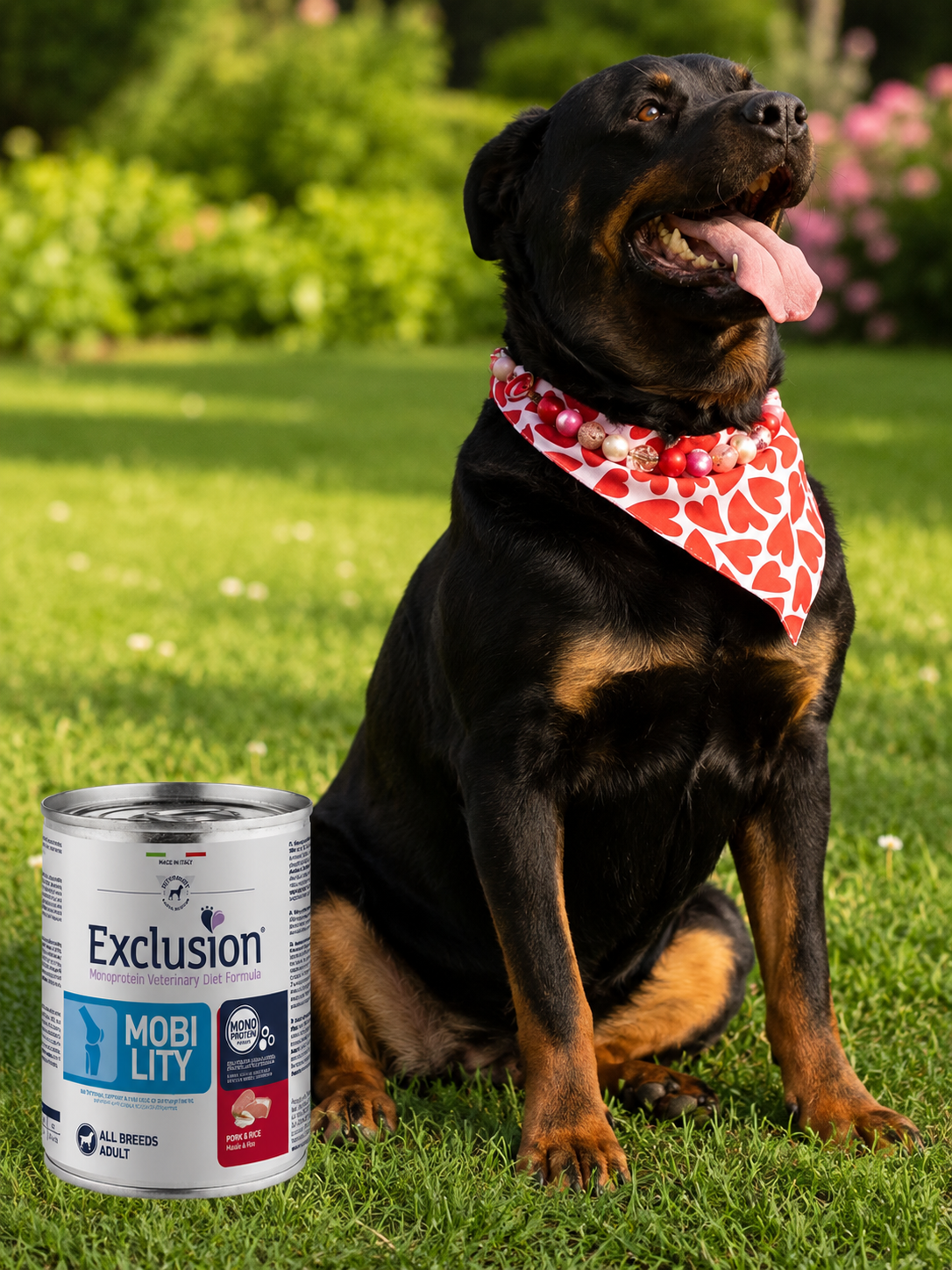 🐾 Exclusion Mobility Monoprotein Veterinary Diet – מזון רטוב לכלבים לתמיכה במפרקים ובניידות 🐶