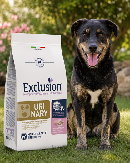 🐾 Exclusion Urinary Monoprotein Veterinary Diet – מזון יבש לכלבים לתמיכה במערכת השתן 🐶