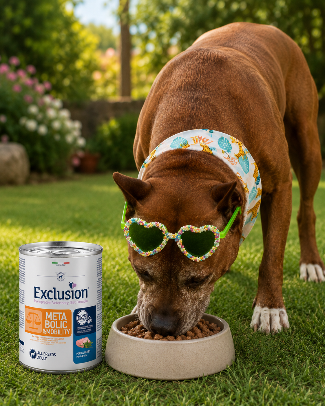 🐾 Exclusion Metabolic &amp; Mobility Monoprotein Veterinary Diet – מזון רטוב לכלבים לתמיכה במשקל ובמפרקים 🐶