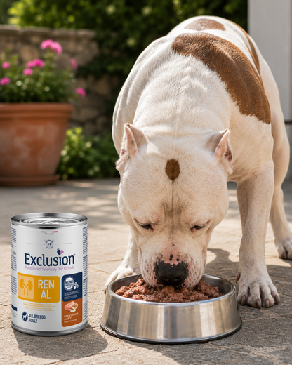 🐾 Exclusion Renal Monoprotein Veterinary Diet – מזון רטוב לכלבים לתמיכה בתפקוד הכליות 🐶