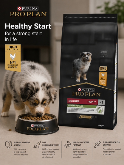 🐶 Purina Pro Plan Medium Puppy Healthy Start