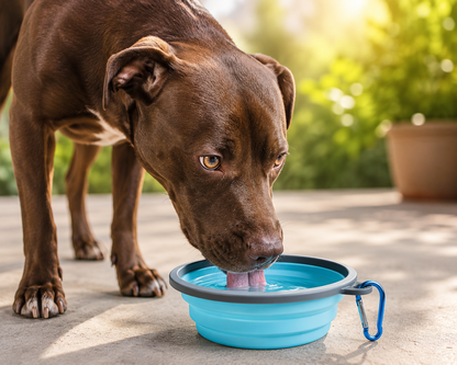 🐾 קערת סיליקון מתקפלת לכלבים 🐶💧
