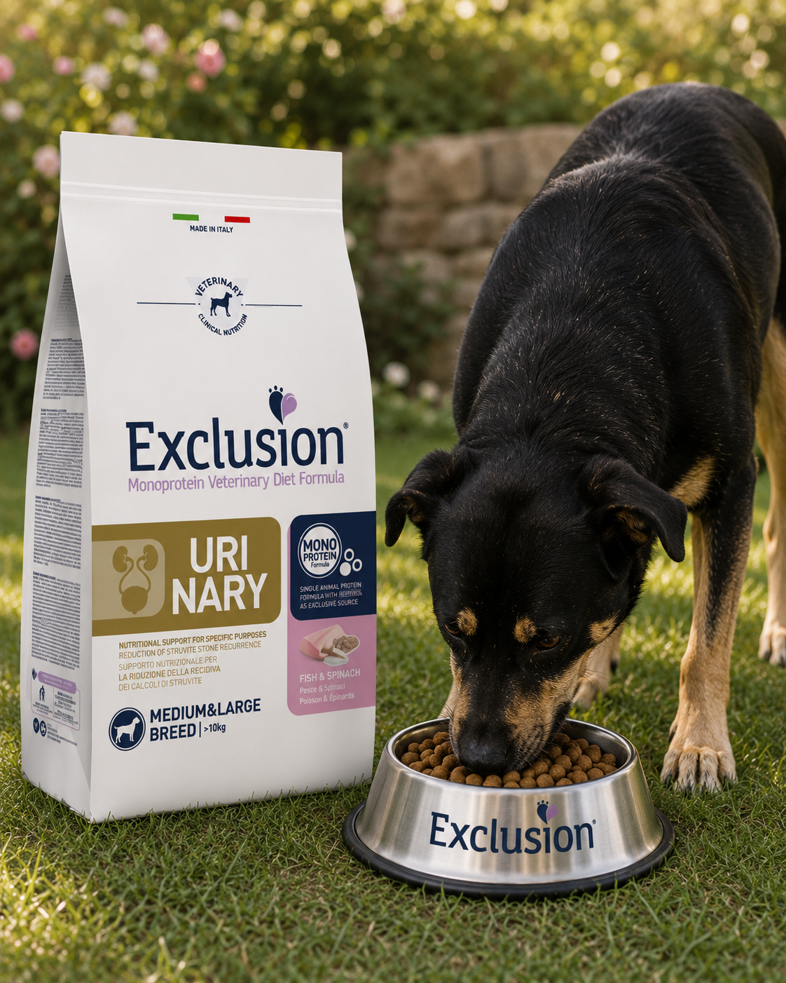 🐾 Exclusion Urinary Monoprotein Veterinary Diet – מזון יבש לכלבים לתמיכה במערכת השתן 🐶