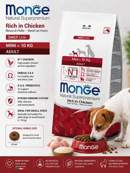 🐶 Monge Natural Superpremium Rich in Chicken Mini Adult