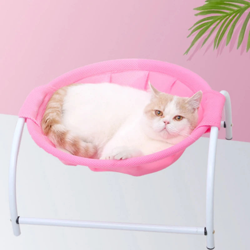 Summer Iron Frame Breathable Pet Hammock