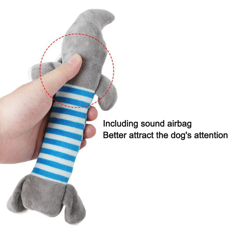 Pet Dog Toys Animal Shape Squeak Plush