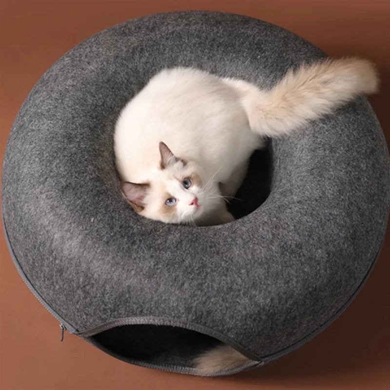 Donut Cat Bed  Tunnel