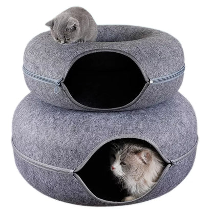 Donut Cat Bed  Tunnel