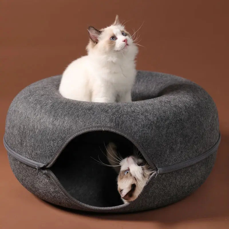 Donut Cat Bed  Tunnel