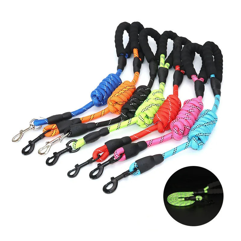 1.5m Pet Leash with Reflective & Comfortable Padded Handle