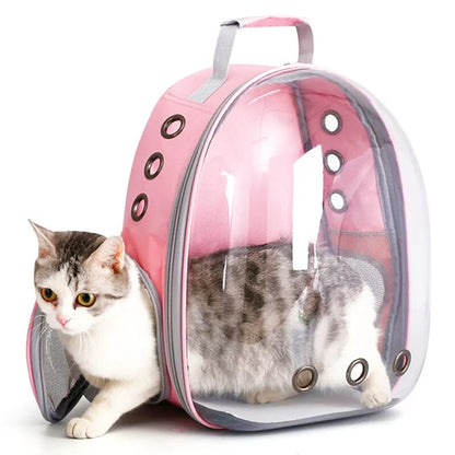 Cat/Dog Carrier Backpack Transparent